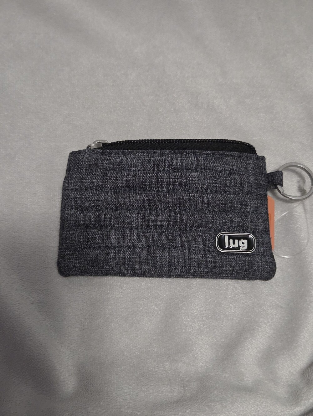 Lug Metro ID Wallet/Card Case Heather Black